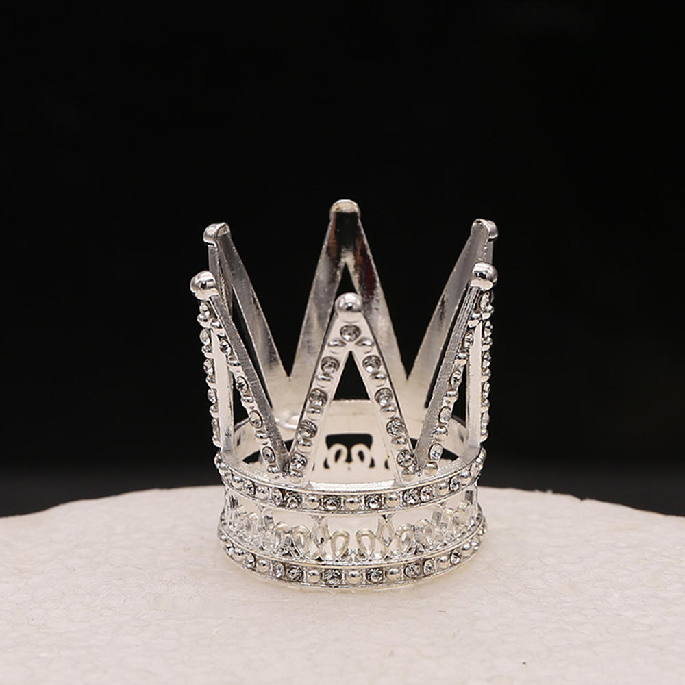 Coroană cu strasuri pentru copt pentru tort Decorație pentru pălărie Accesorii pentru păr pentru copii, prințesă, nuntă, pentru petrecerea de aniversare, nou