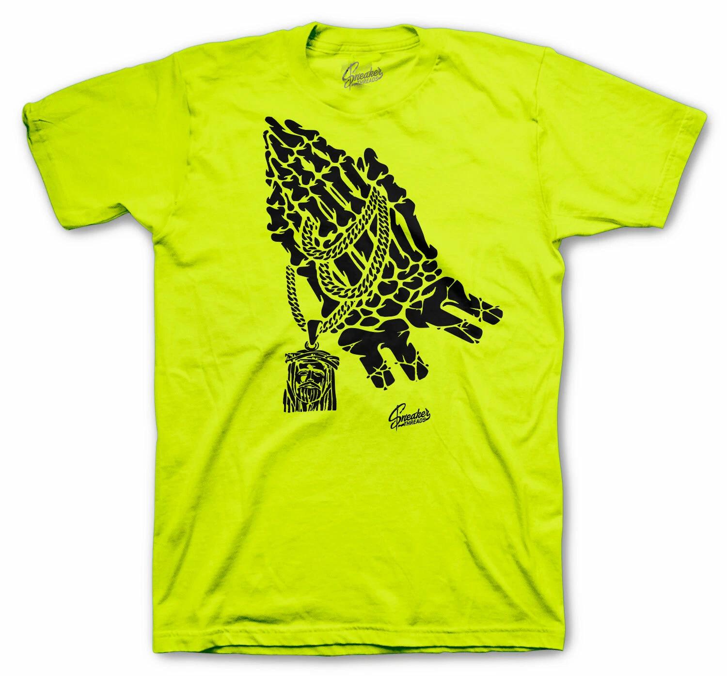 Shirt Match Foamposite Volt Foam Shoes - Pray Tee 2XL