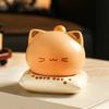 Portable Dental Floss Jar Cat Shape Floss Stick Organizer Ceramic Dental Swab Tube  Gift Giving