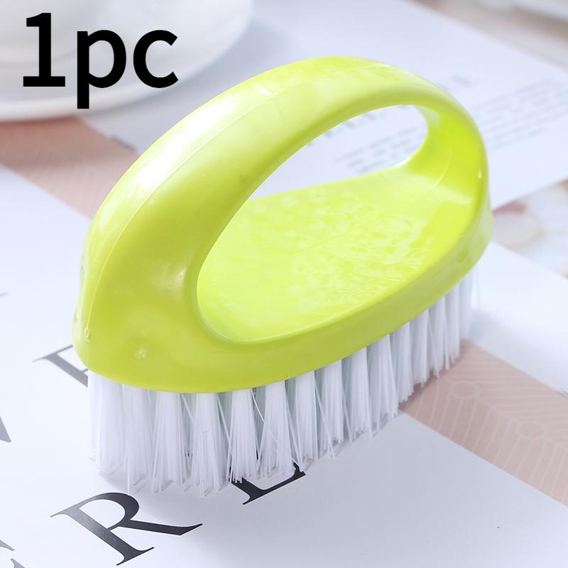 1pc Multifunctional Cleaning Brush, Colorful Egg-Shaped Household Brush, Suitable for Washing Clothes And Shoes