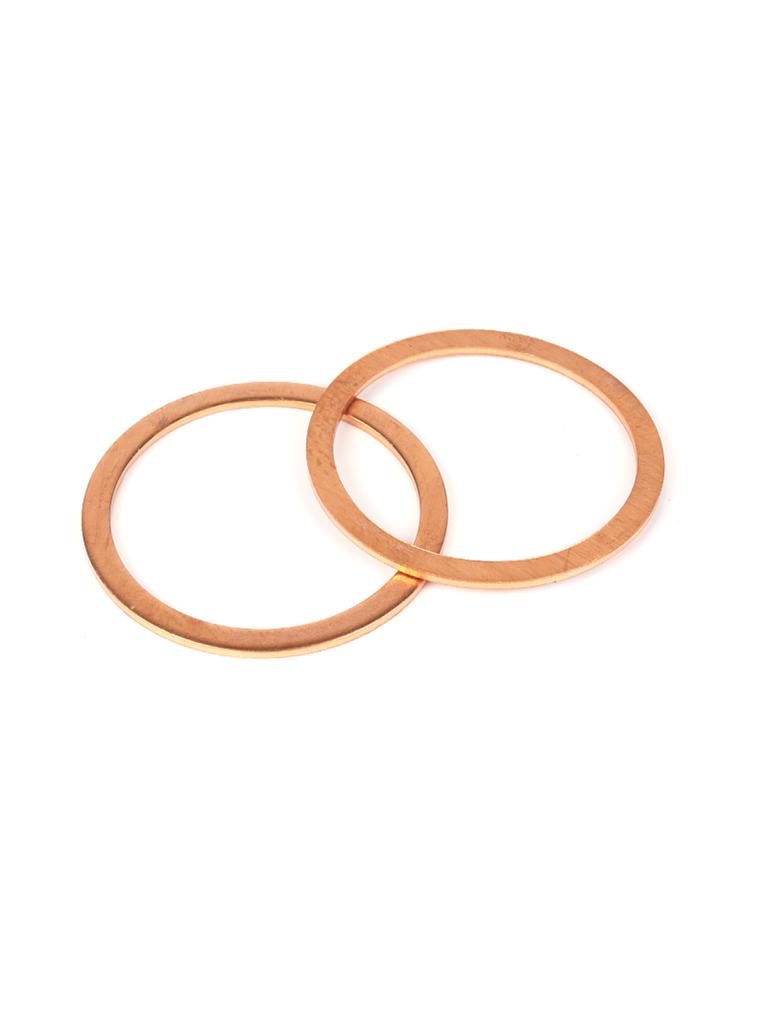 10 PZ Spessore 2mm M3 4 5 6 7 8 10 12 13 14 15 16 17 18 20 21mm Rondella di Rame Guarnizione Solida Tappo Coppa Olio Paraolio Per Barca