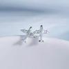 Simple Aircraft Stud Earrings for Men and Women, Neutral Style, Small Mini Earrings, Hipster Hip-hop High Street Single Earrings.