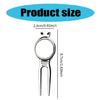 Aluminum Alloy Golf Repair Pitch Fork Tool Golfs Divot Repair Tool with Magnetic Putting Green Fork Golfs Accessory
