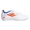 Adidas Deportivo IIIIN Futsal Unisex Adult Footwear Blue Size Cm Shoes, NIR28, White/Solar Red/Lucid (IF1403), 28.0