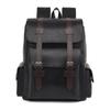 Large Capacity Men's Backpack Multi-Function PU Backpack Travel Computer Bag Women Backpack