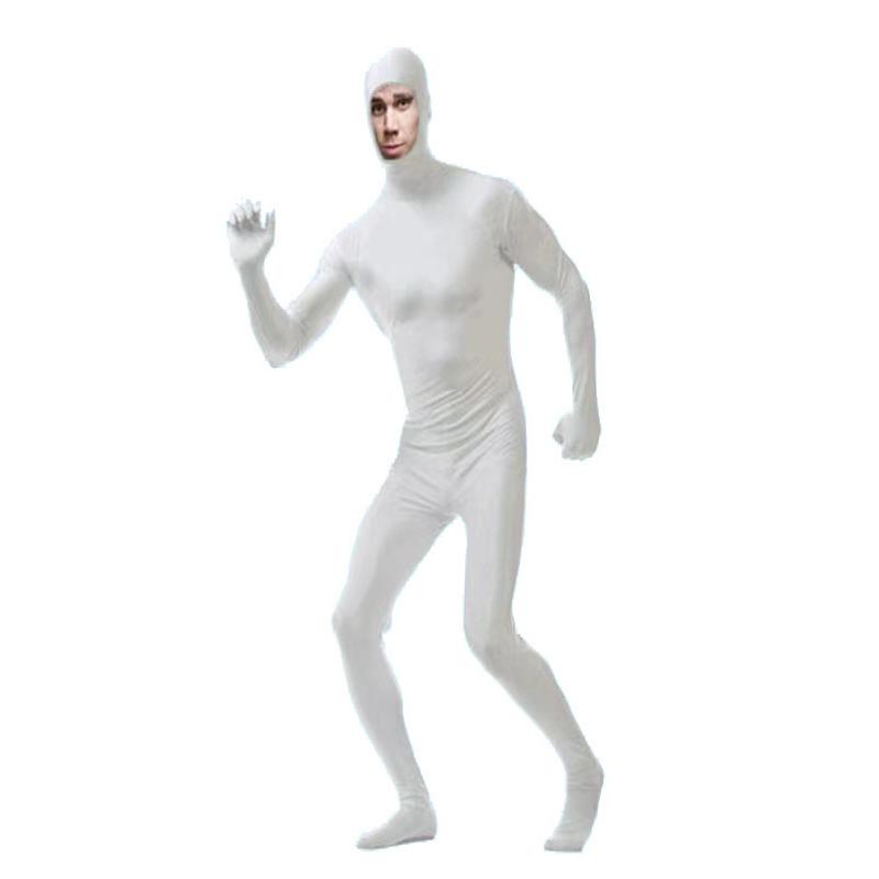 24 Zentai Invisible Jumpsuit Cosplay Costume Bodysuits Halloween Carnival Skin Tight Suit Spandex Stretch Disappearing Jumpsuit