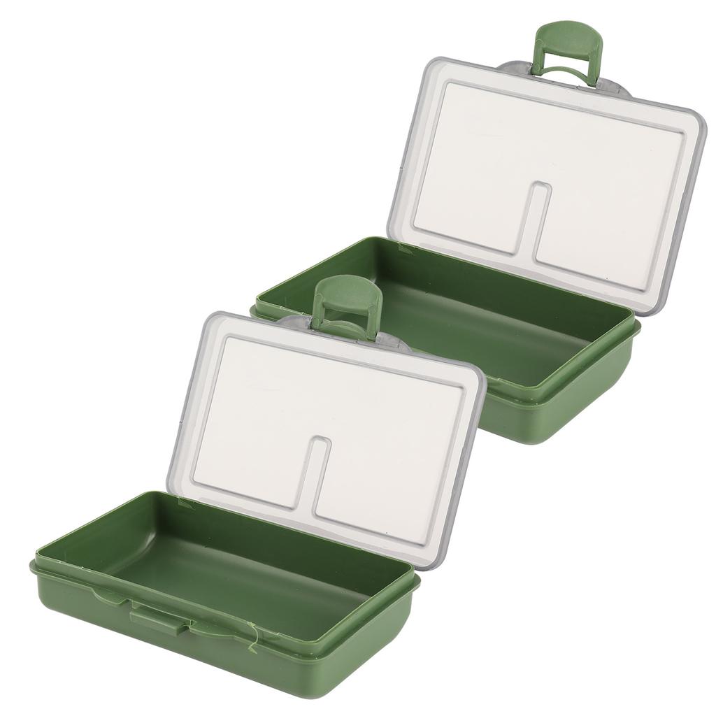 2Pcs Fishing Hook Bait Gadget Box Mini PP Storage Box Case for Fishing Tackle Accessories1