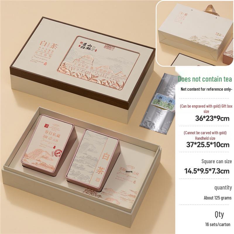 Premium Green Tea Gift Box: Xinyang Maojian, Pre-Qingming Longjing, Biluochun Packaging