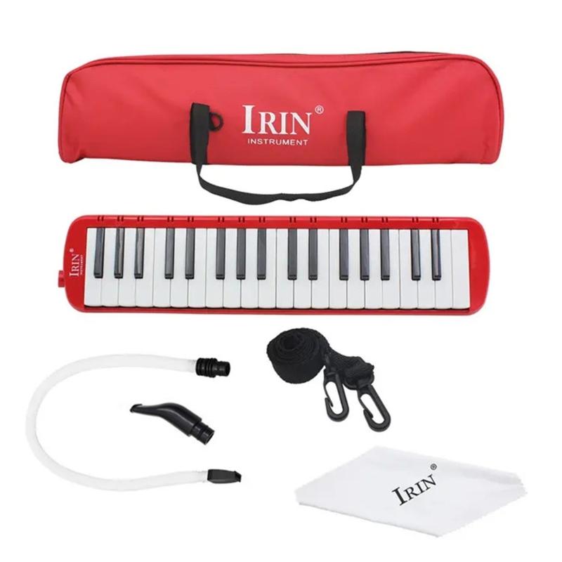 37 Key Harmonica Melodica Wind Musical Instrument Air Piano Keyboard with Portable Carrying Bag for Adults Students