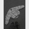 American Style Pleated Cotton Coat: Men's Winter Flight Suit, Loose Warm Baseball Jacket