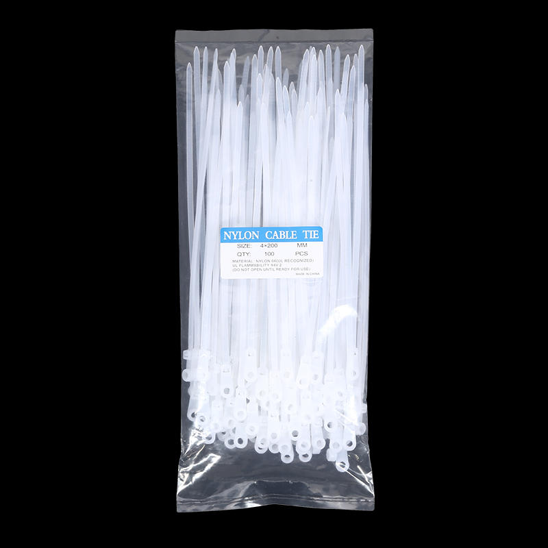 100 Stück Hochleistungs-Nylon-Kabelbinder mit festem Kopf Multifunktionaler selbstsichernder Kabelbinder für das Kabelmanagement im Innen- und Außenbereich