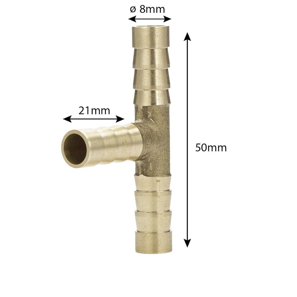 Hose Connector - T-piece, Dia 8