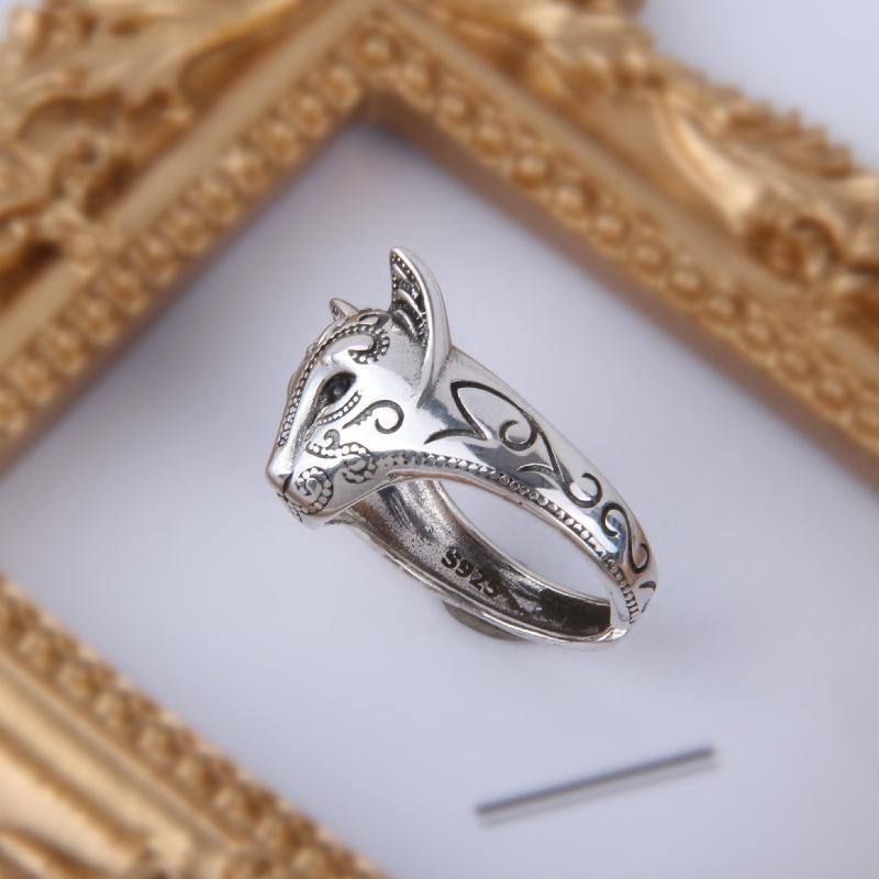 Buyee Copper Female Ring Finger Cute Fox Open Ring Women Fashion Animal Fine Jewelry Circle Gift
