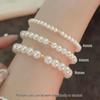 Shi Family Pearls: Exquisite High-End Lucky Bead Elastic Bracelet for Besties
