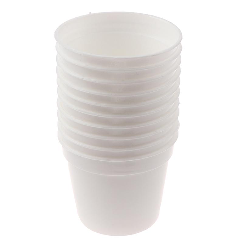 

10 шт. Мини-круглый цветочный горшок для суккулентов, декор для дома и офиса, садовые инструменты