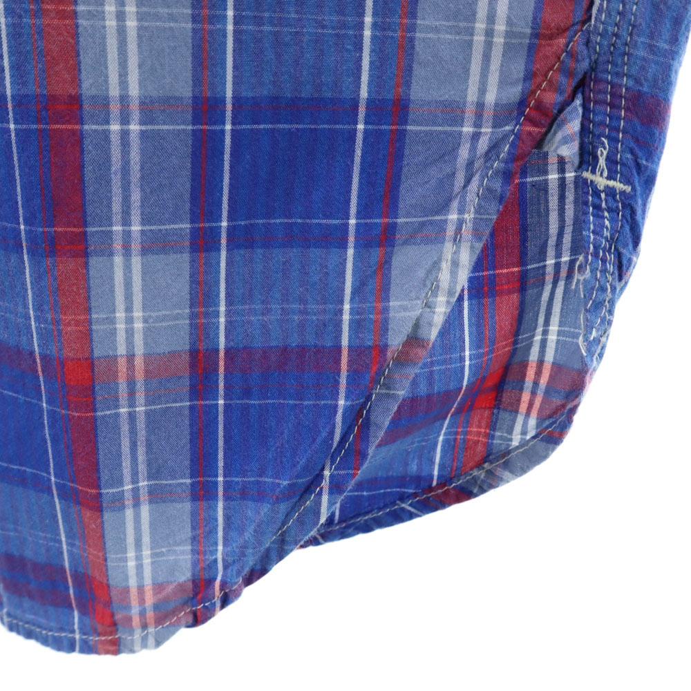 ENGINEERED GARMENTS Made in USA Check Pattern Long sleeve shirt XS Blue Men's Used