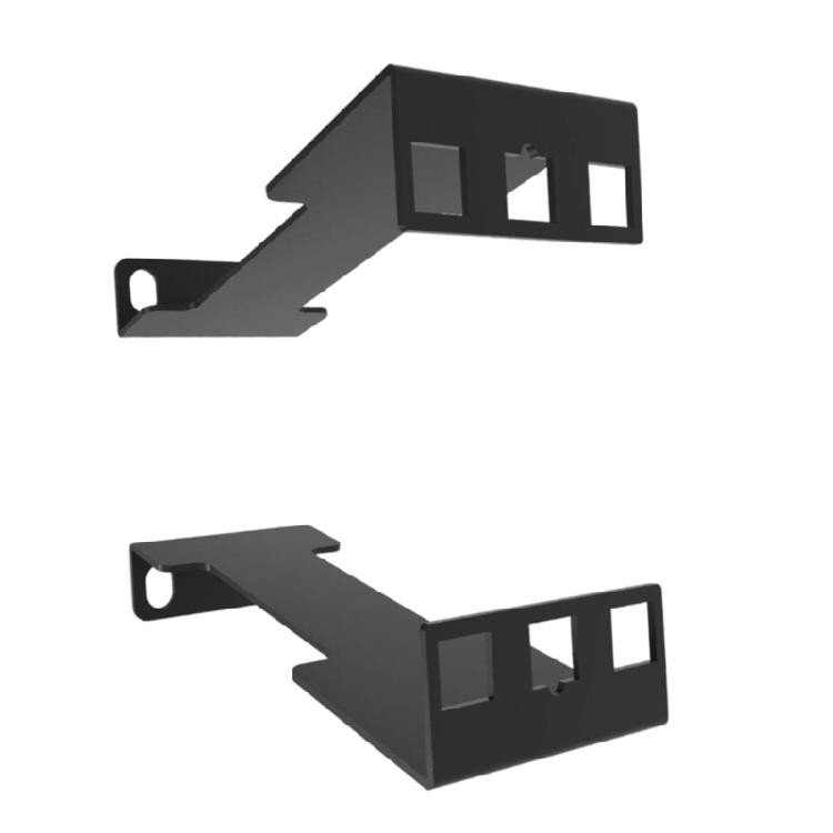 Carbon Steel Server Rack Adapter Set 10cm Depth Heavy Duty Construction High Load Support Extended Equipment Life