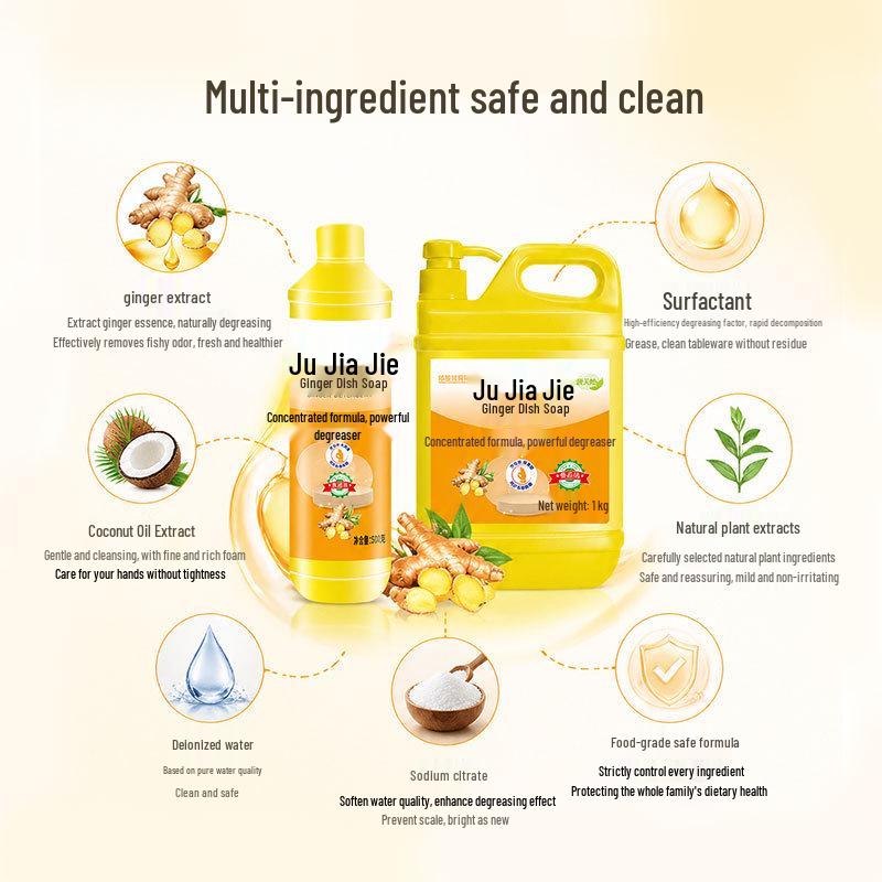 Food Grade Dish Soap for Dish, Fruit & Vegetable Cleaning – Household & Hotel Use