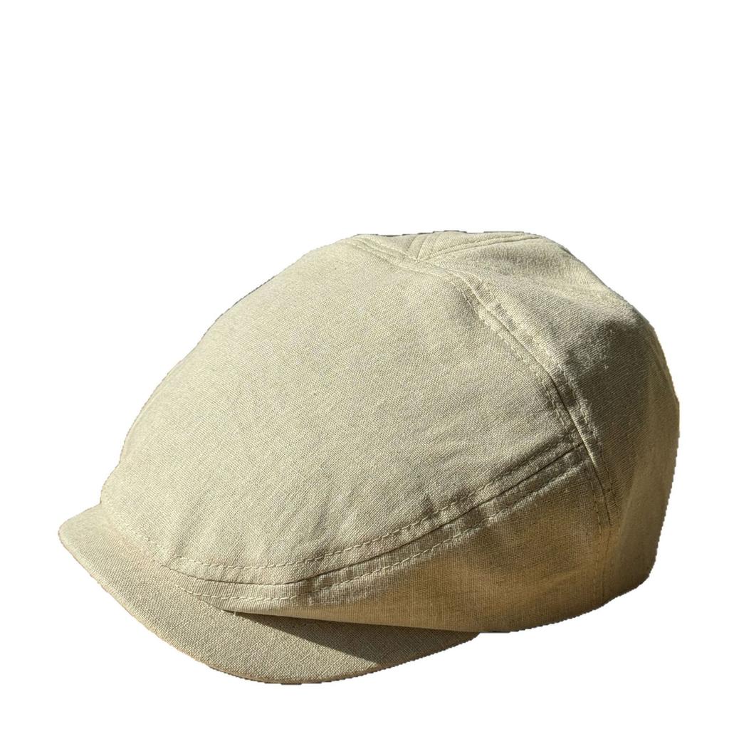 Neue einfache japanische Forward-Kappe für Damen, vielseitiges Vintage-Barett, das das Gesicht kleiner erscheinen lässt, nach hinten getragen, künstlerischer Hut für große