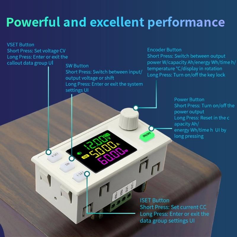 High Efficiency Solar Charging Unit Power Supply Module Adjustable Output Voltage Regulator For Laboratory Applications