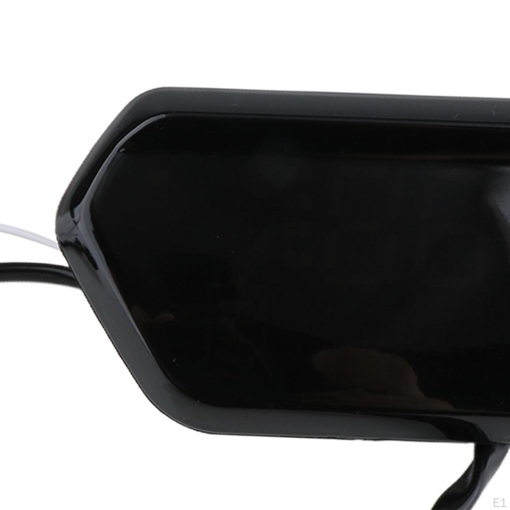 Electric Bike Speedometer LED Digital Display Meter Easy Installation Sturdy Lightweight Multiuse