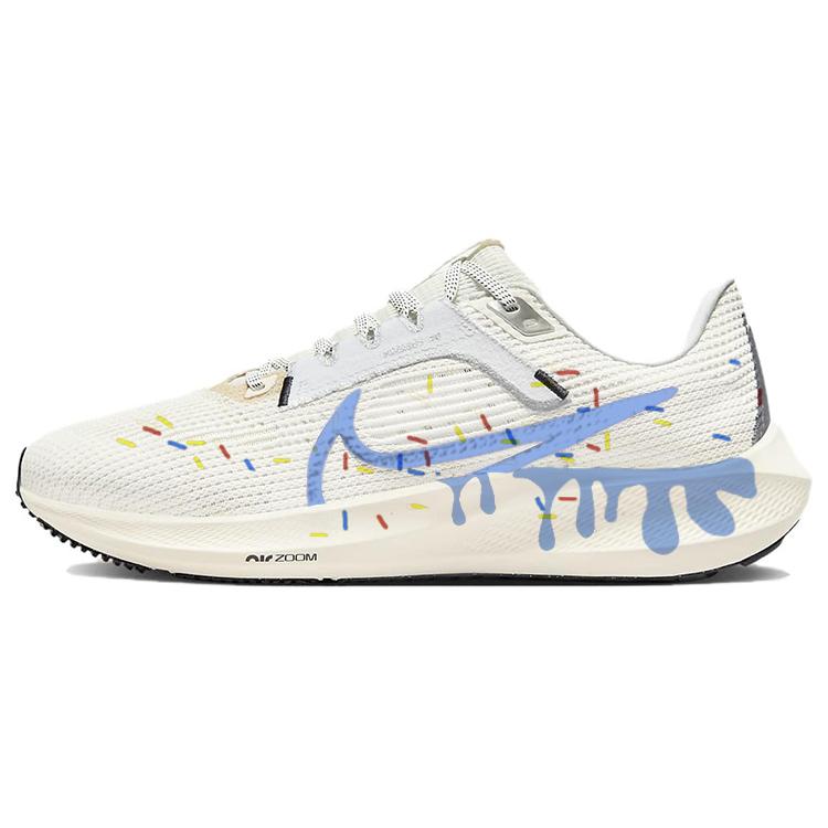 Nike Air Zoom Pegasus 40 Comfortable And Breathable Cushioning Slip Resistant Abrasion Resistant Low top Running Shoes DV3854-104(Team181-)