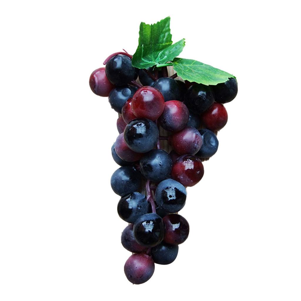 Blueberries Artificial Grapes Harmless Home Decor Miniature