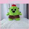 Mignon Cartoon Peluche Sauvage à Pointes Poupée Léon Héros Cactus Peluche Transfrontalière