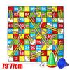 Snakes And Ladders Kids Toys Ludo Board Game  Large Size Iq Puzzle Mat Bordspellen Juegos De Mesa Jeux Enfant  Party Games