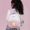 Kids Cartoon Print School Backpack With Breathable Cushion Straps For Preschool Kids