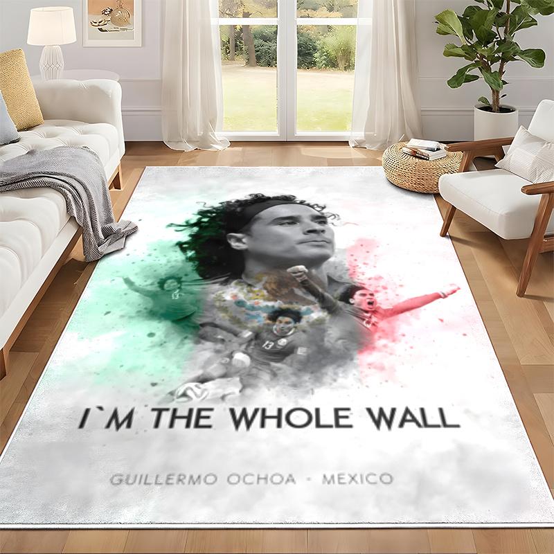 Guillermo Ochoa Carpet Door Mat for Living Room or Bedroom Protective Mat Under Chair Office Decoration Christmas Gift Birthday Present