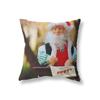 Merry Christmas Santa Claus Print Pattern Cushion Cover Home Living Room Sofa Decoration Square Pillow Pillow Cover