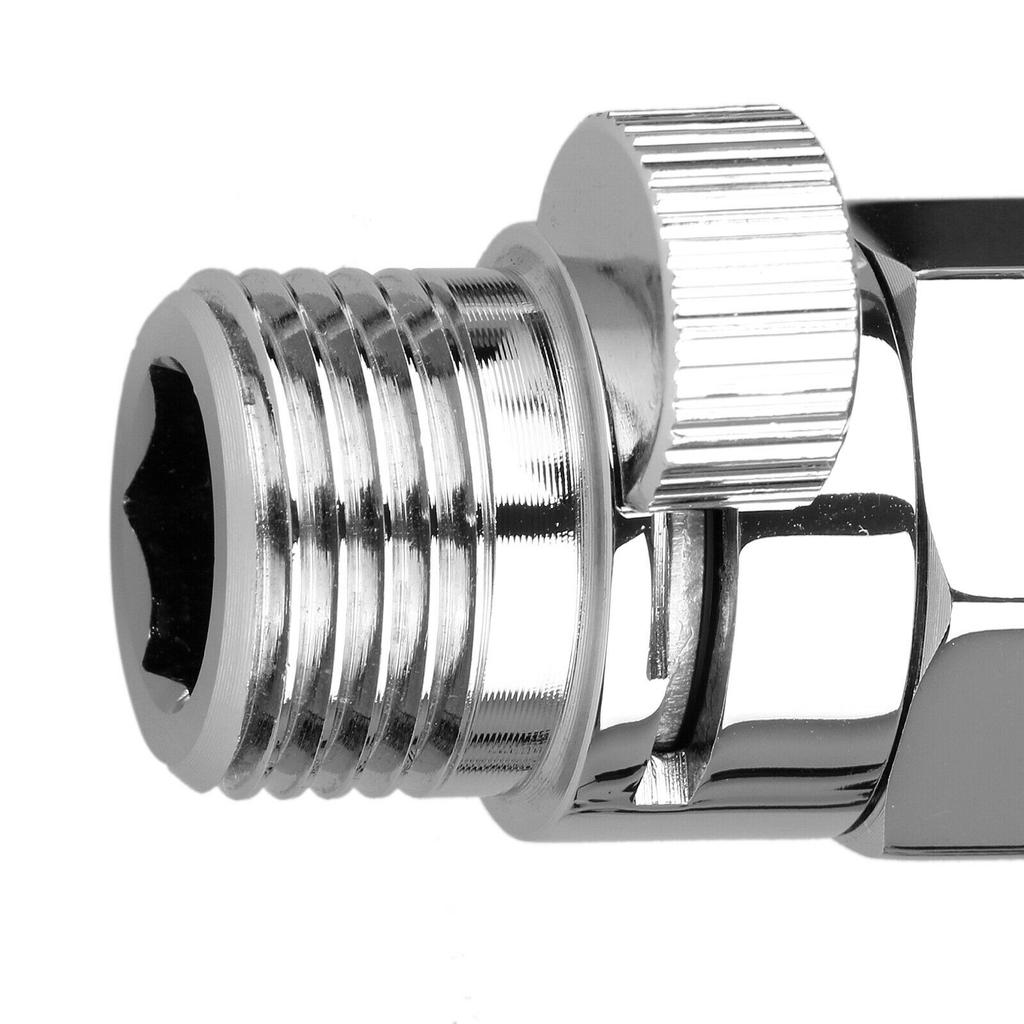 Full Brass G1/2" Flow Quick Control Shut-off Valve For Shower Head Hand Showers Bidet Sprayers Water Saving