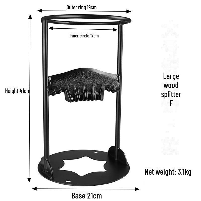 Outdoor Manual Firewood Splitter - Household Wood Splitting Tool