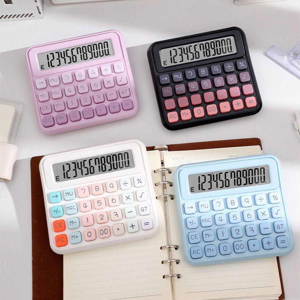 Easy To Use 12 Digits Calculator Cute Finance Calculator Student Calculator  Daily Calculations