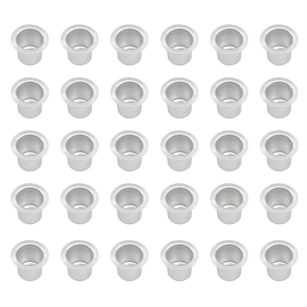 Zubehör Kerzenständer Metall Mini Teelichthalter Einsatz Metall 18*12.6*11.8*15*0.3mm 30 Stück/50 Stück Aluminiumblech Exquisit