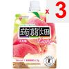 mannan life Konnyaku Field Crush Type Light Peach Flavor 150g Jelly Foods for Specified Health Uses Jelly
