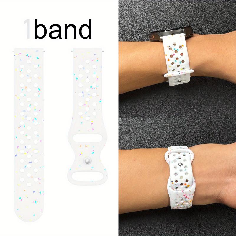 20/22mm Kleurrijk Siliconen Band met Vlindergesp in Achtvorm voor Huawei Watch GT5/Watch7, Ademend Zweetbestendig