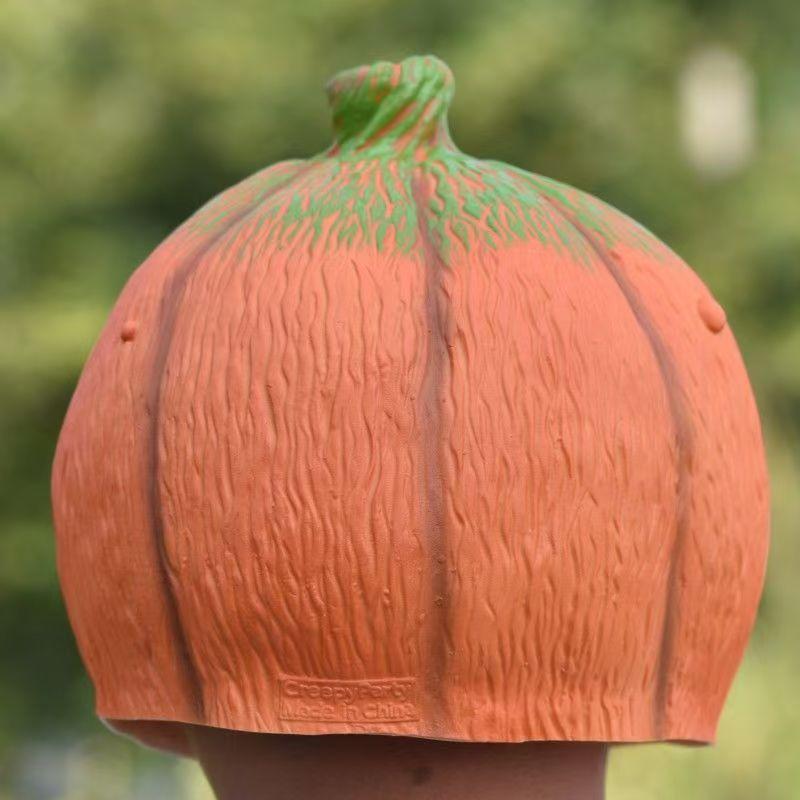 Halloween Latex Full Head Mask for Adults & Kids Pumpkin, Animal, Fox, Panda, Monkey Character Cosplay Costume Accessory