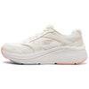 Womens Go Comfortable Breathable Leather Fabric Low Top Running Shoes Women Sneaker Off-White 129615-OFWT