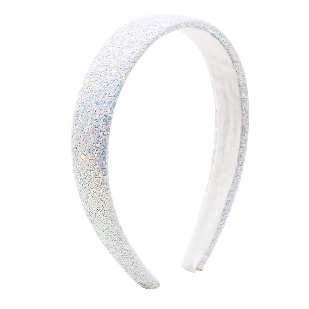 Široké flitrované čelenky Barevné Evropa a Amerika Čelenka Dámský obruč do vlasů Flitrovaný obruč do vlasů Vlasové doplňky