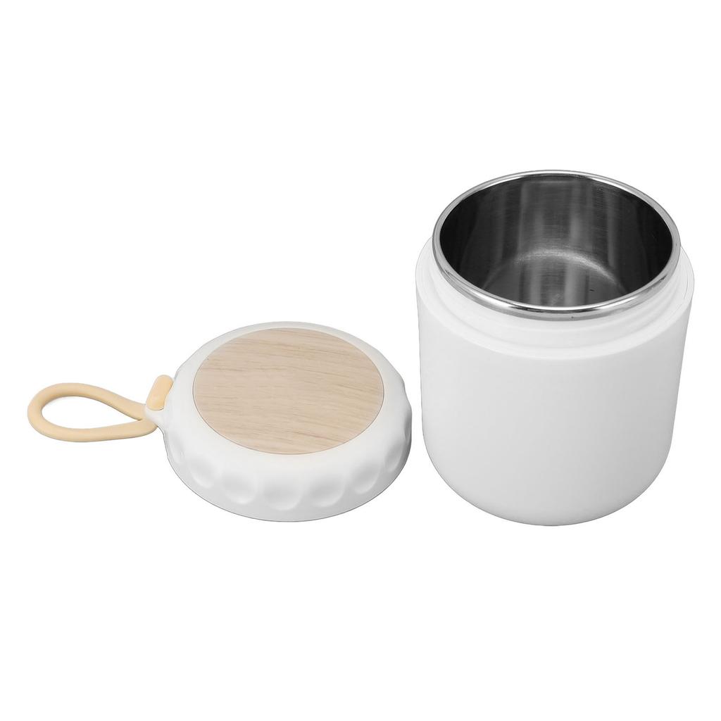 400ml Vacuum Food Jar Leakproof Stainless Steel Soup Container with Spoon and Handle for Office