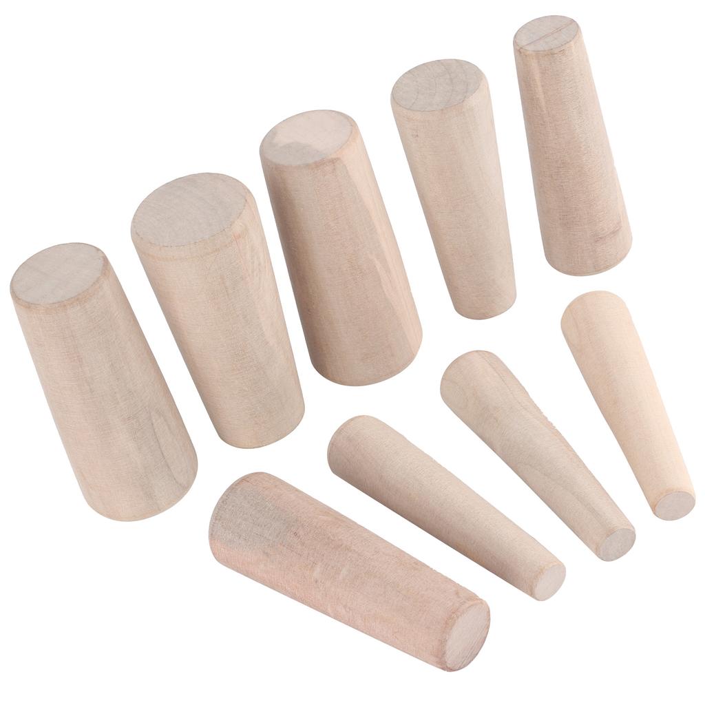 9pcs Safety Wooden Plug Stops Emergency Leaks Accessory for Marine Boat Yacht Sailing Fishing