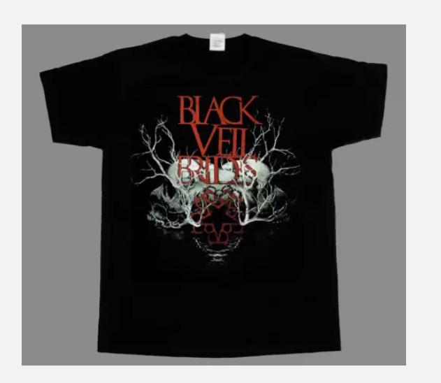 Black Veil Brides Band Short Sleeve Cotton Black All Size Shirt S5XL XXXXL