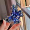 1 Stück Schmetterlingsbrosche Vintage Strassbrosche Bunte Kristall Luxus Kleidernadel Für Frauen Mädchen Schmuck Geschenke