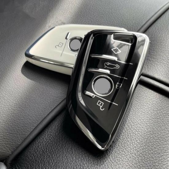 Luxury TPU Remote Car Key Fob Cover Case Shell For BMW 2 3 4 5 X3 X4 2014-2017