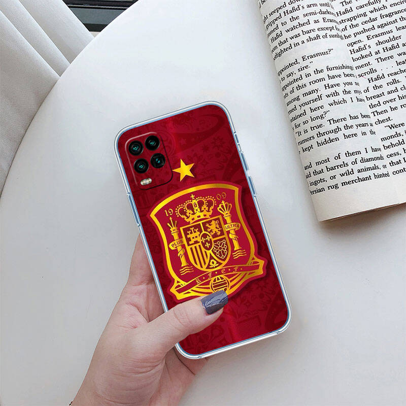 RT25 Spain Flag Case for Motorola E7 G6 G7 G8 G9 Plus Power Play G10 G20 G04 E30 E40 E22 E20 E13 E15 G22 G23 G05 G75 G35 G55