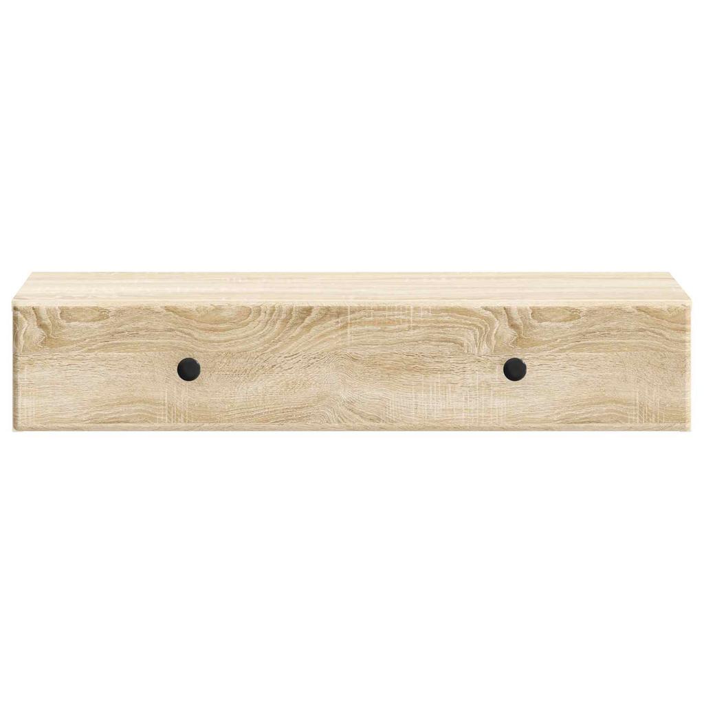Wall Mounted Side Table Sonoma Oak 87.5 X 34.5 X 17 Cm