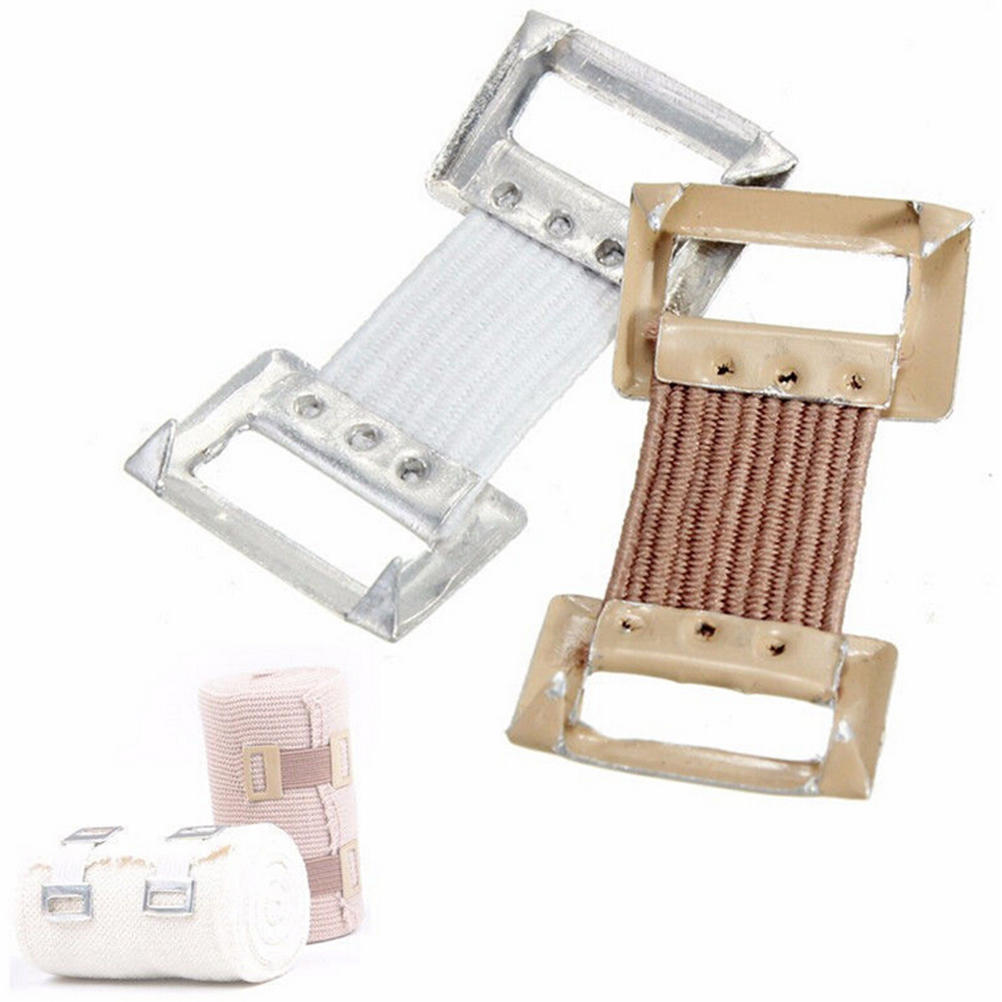 10Pcs Replacement Elastic Bandage Wrap Stretch Metal Clips Fixation Clamps Hooks