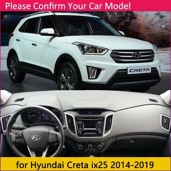 for Creta Ix25 2014 2015 2016 2017 2018 2019 Anti-Slip Mat Dashboard Cover Pad Sunshade Dashmat Carpet Car Accessories